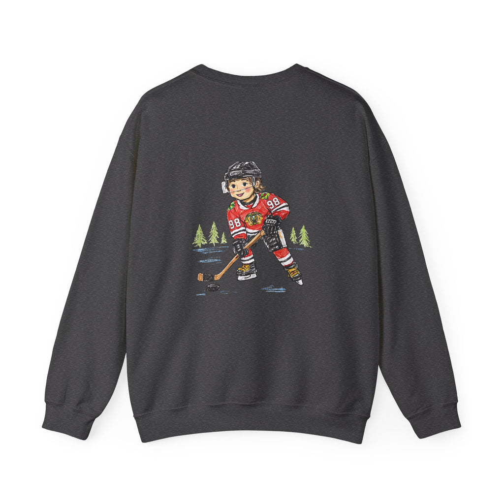 Connor "Bedaddy" Bedard Chicago Blackhawks Crayon-Style Sweatshirt
